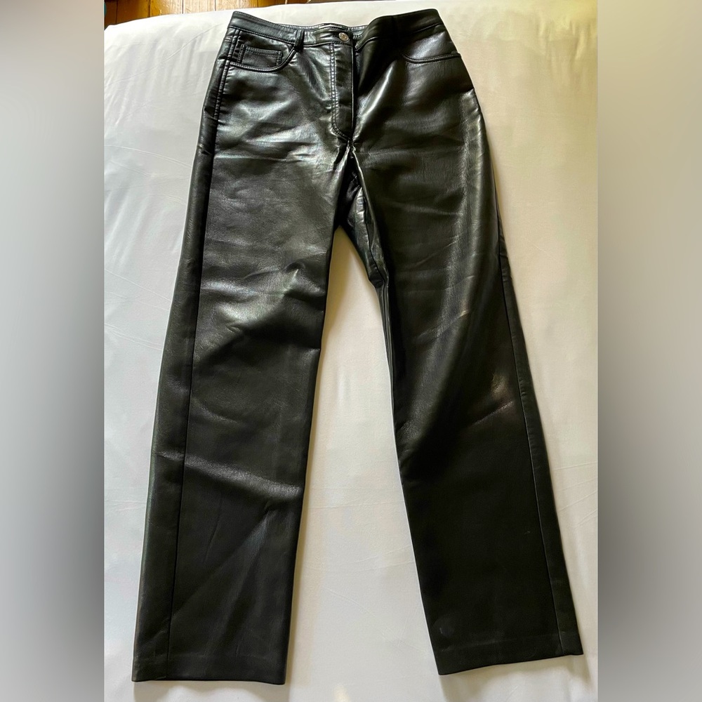Aritzia women’s vegan leather Melina pants - Picture 3 of 6